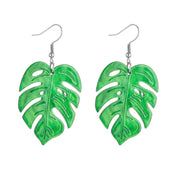 "Palmyra" Tropical Leaf Earrings width=100 