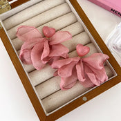 "Roselle" Pink Flower Drops width=100 