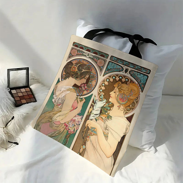 "Temperance" Mucha Tote Bag