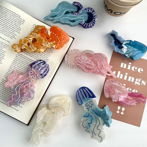 "Isobrynn" Jellyfish Hair Clip