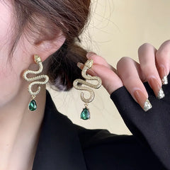"Serpion" Snake Earrings