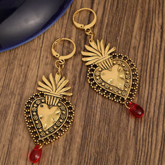 "Cerythria" Sacred Heart Earrings