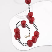 "Andryelle" Cherry Pendant Necklace width=100 