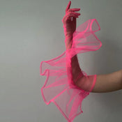 "Margery" Lace Elbow Gloves width=100 