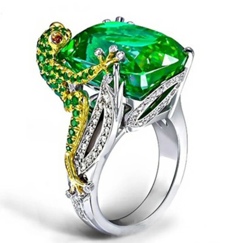 "Aurelyssia" Frog Prince Ring