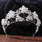 "Persis" Baroque Crystal Tiara width=100 