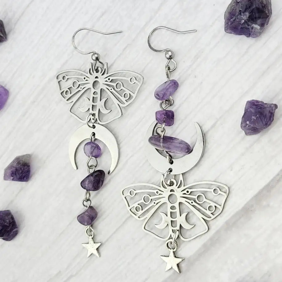 "Luminisse" Moth Earrings Collection