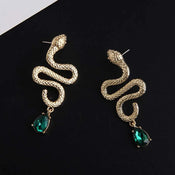 "Florizel" Snake Drop Earrings width=100 