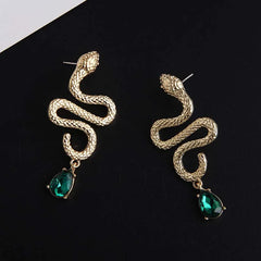 "Florizel" Snake Drop Earrings