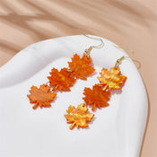 "Palmyra" Tropical Leaf Earrings width=100 