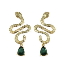"Florizel" Snake Drop Earrings