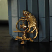 "Norwessae" Cat Fishing Brooch width=100 