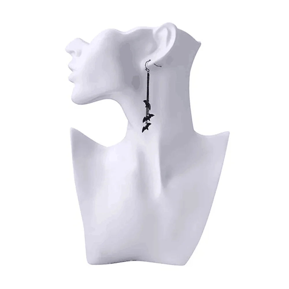 "Nerephina" Bat Tassel Earrings