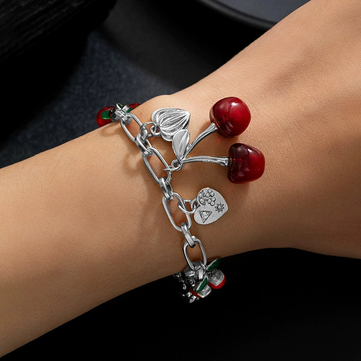"Andryssa" Cherry Bracelet