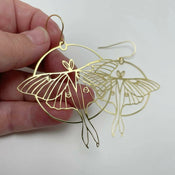 "Luminisse" Moth Earrings Collection width=100 
