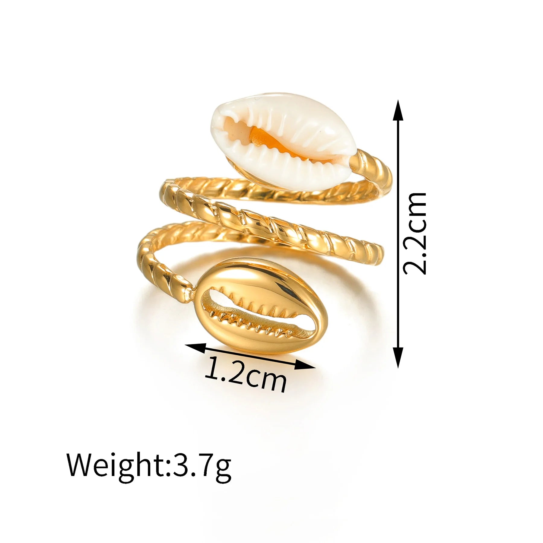 "Selianthra" Adjustable Hand Ring