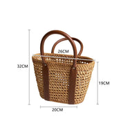 "Rattania" Rattan Picnic Clutch width=100 