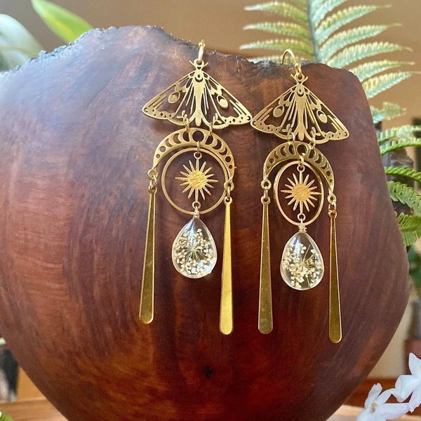 "Luminisse" Moth Earrings Collection