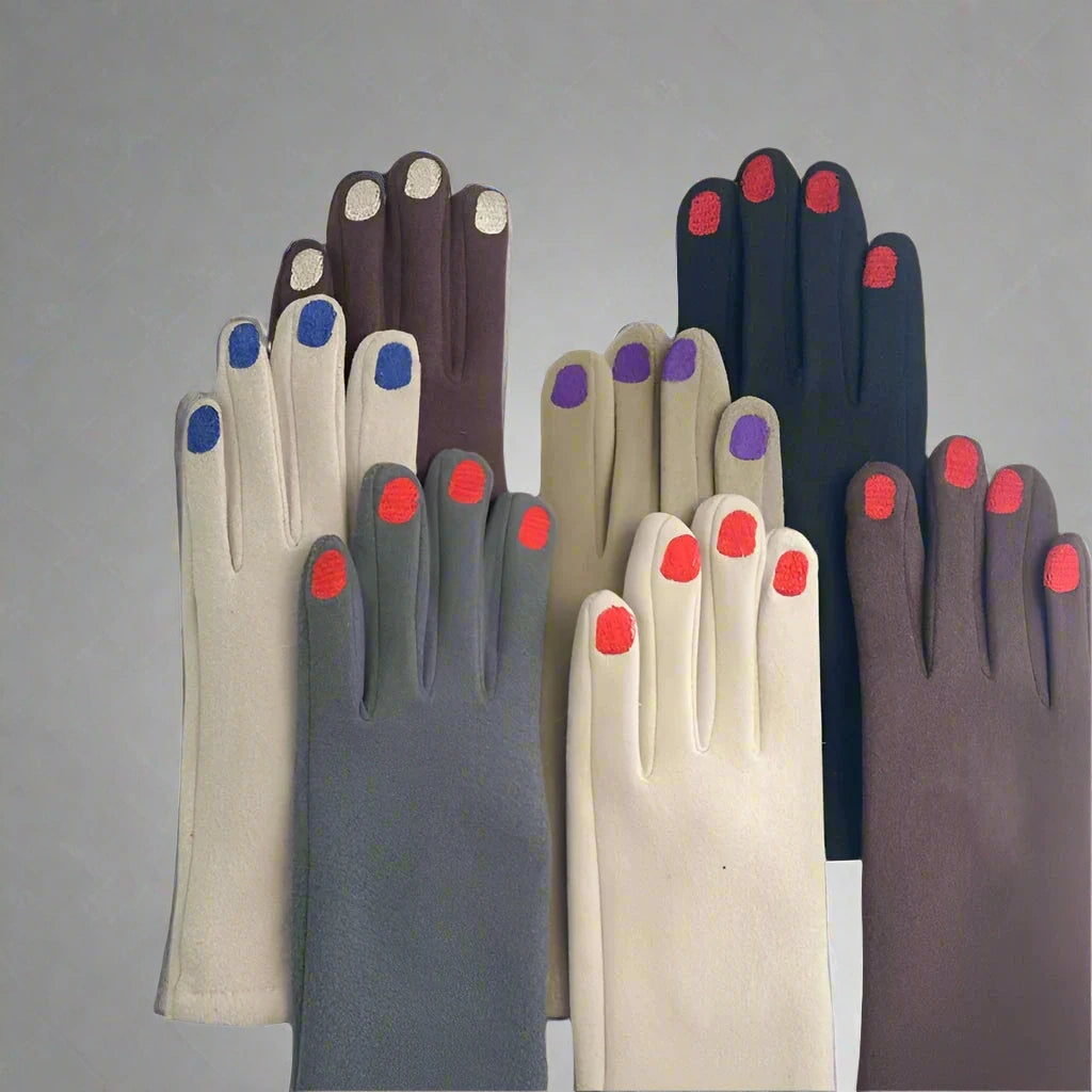 "Ismeria" Polished Nails Gloves