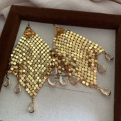 "Vespera" Flash Tassel Earrings width=100 