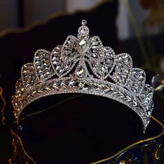"Merilla" Rhinestone Tiara Headpiece