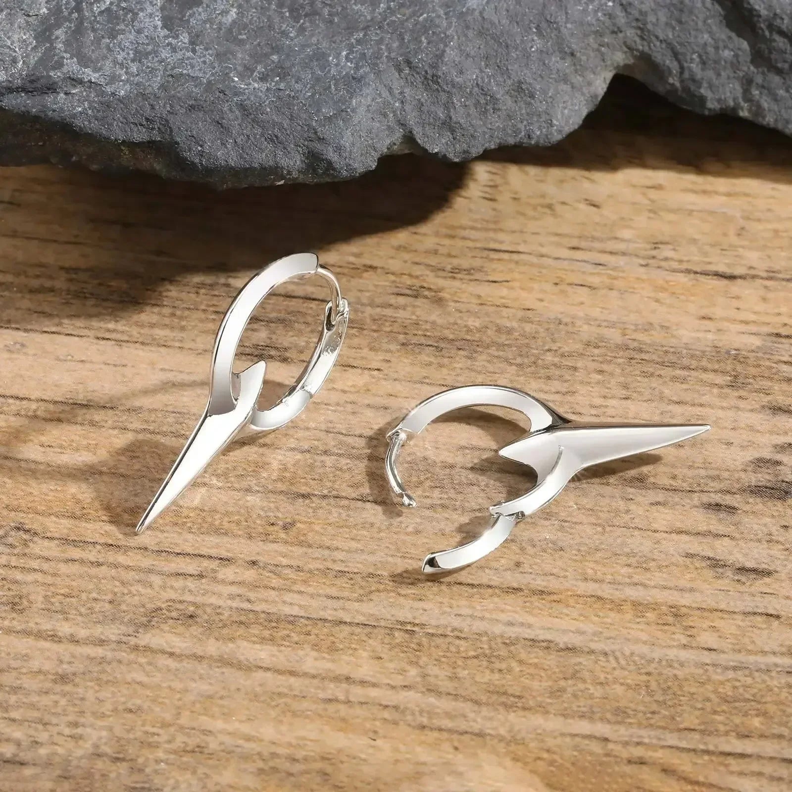 "Calyphene" Bat Drop Earrings