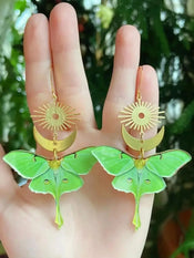 "Thyrrissa" Moth Earrings pick width=100 