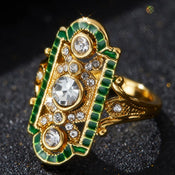 "Calliane" Rhinestone Ring width=100 