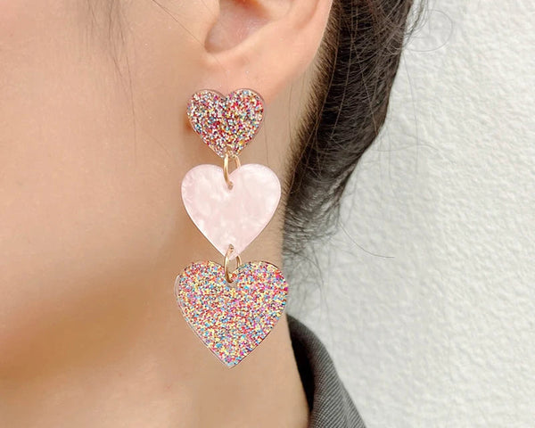 "Wynthera" Heart Earrings