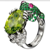 "Aurelyssia" Frog Prince Ring width=100 
