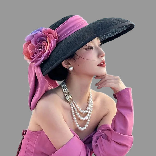 "Veloutesse" Velvet Brim Fedora