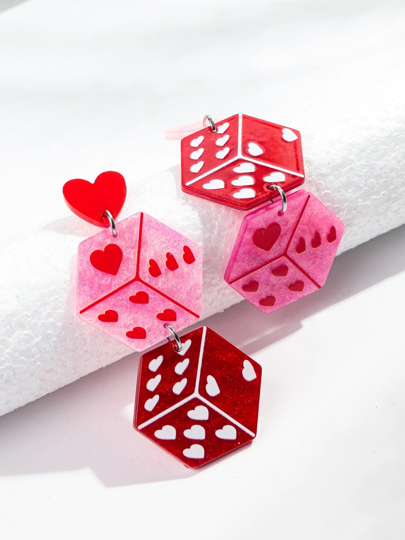 "Tlaloria" Heart Drop Earrings