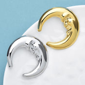 "Neferytis" Moon Brooch width=100 