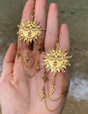 "Liviara" Sun Earrings width=100 