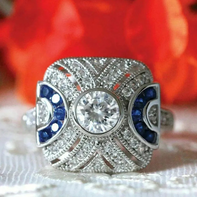 "Helionis" Palace Rhinestone Ring