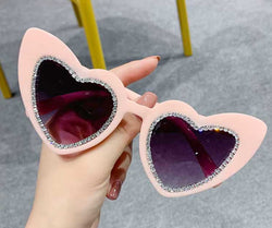 "Abigail" Heart Sunglasses width=100 