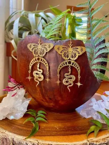 "Luminisse" Moth Earrings Collection