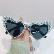 "Palisara" Heart Sunglasses width=100 