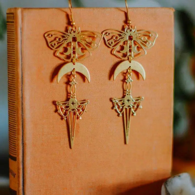 "Luminisse" Moth Earrings Collection