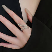 "Ethelaira" Snake Bracelet Ring Set width=100 