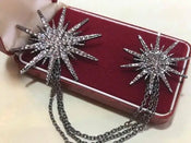 "Sidereia" Celestial Star Brooch width=100 