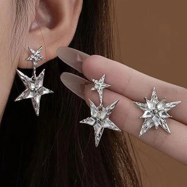 "Melivine" Star Drop Earrings