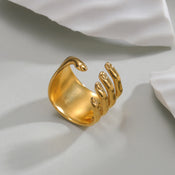 "Selianthra" Adjustable Hand Ring width=100 