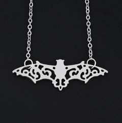 "Hexoria" Cross Bat Choker