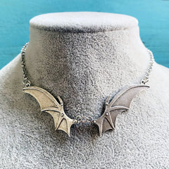 "Hexoria" Cross Bat Choker
