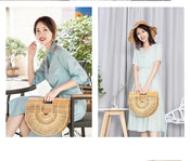 "Bambelina" Bamboo Beach Bag width=100 