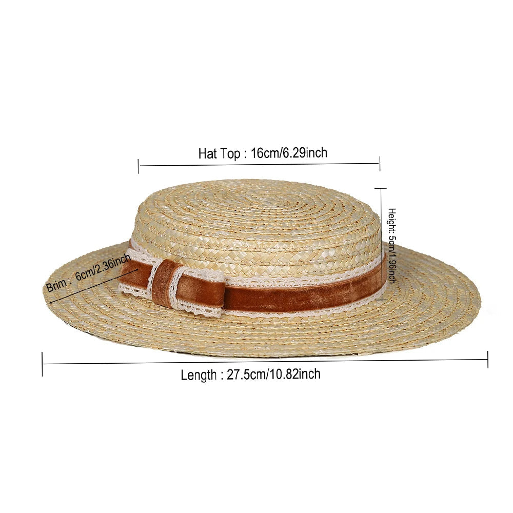 "Buster" Pork Pie Straw Hat