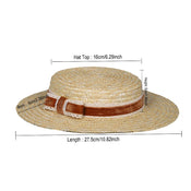 "Buster" Pork Pie Straw Hat width=100 