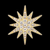 "Verlaine" Starburst Brooch width=100 