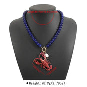 "Eustacia" Lobster Bead Necklace width=100 